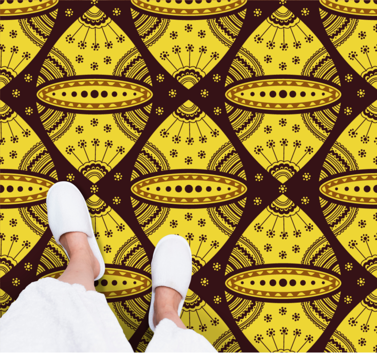 Tappeto vinile Mandala simmetria ispirata al mandala - TenStickers