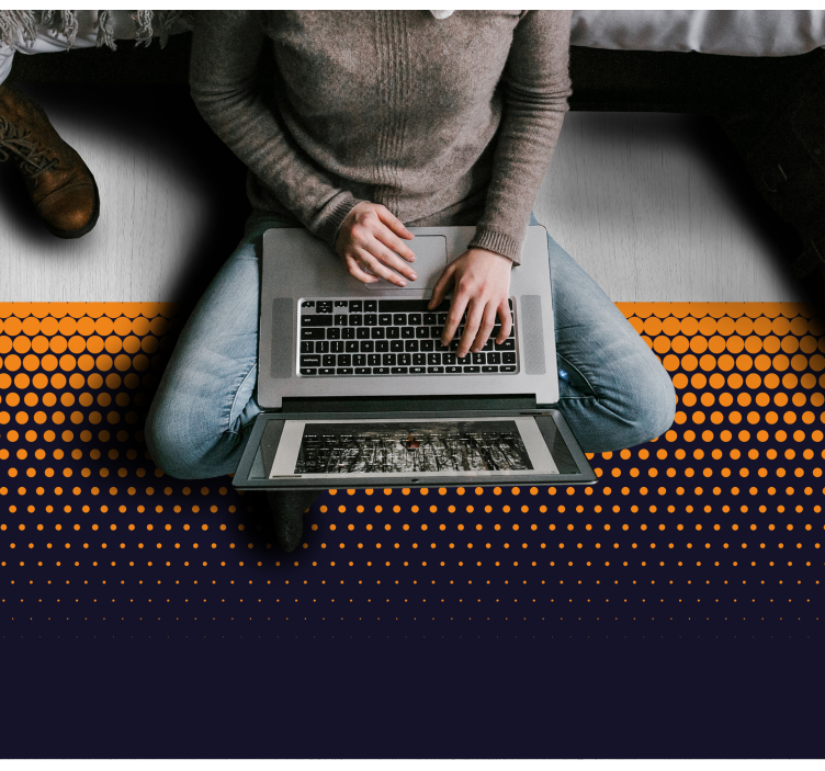 Tappeto vinile per ragazzi motivo a punti sfumati - TenStickers