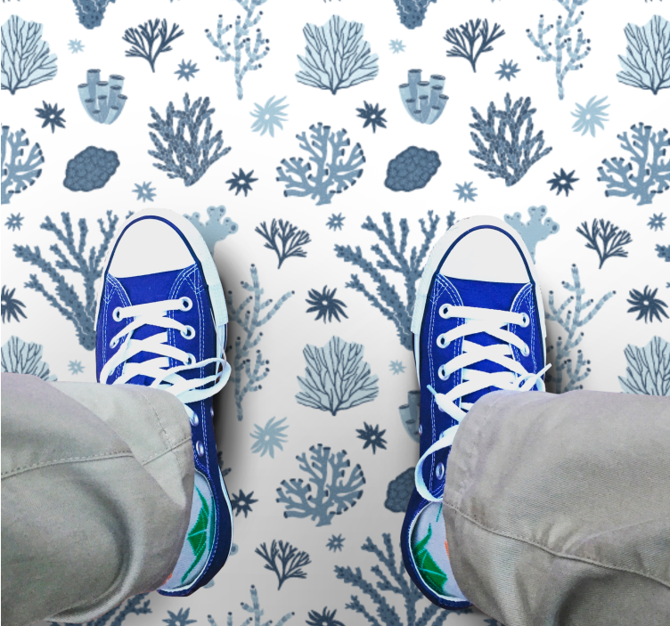 Tappeto vinile natura modello di barriera corallina - TenStickers