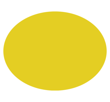 Tappeto vinile giallo disegno rotondo - TenStickers