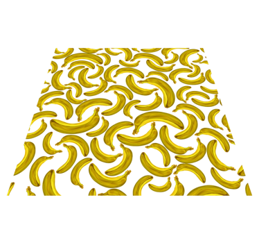 Tappeto vinile giallo disegno di banana - TenStickers