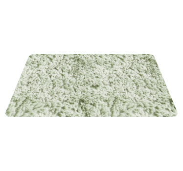Tappeto vinile bagno imitazione di tessuto verde - TenStickers