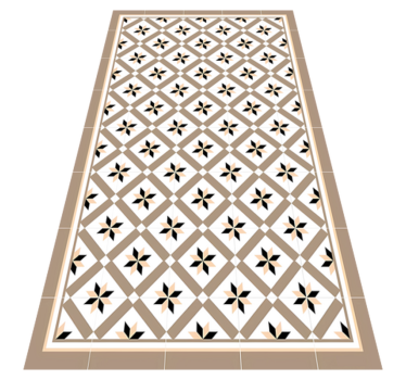 Tappeto pvc cucina marrone idraulico - TenStickers