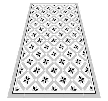 Tappeto pvc cucina grigio idraulico - TenStickers