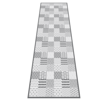 Tappeto pvc cucina effetto piastrella geometrica - TenStickers