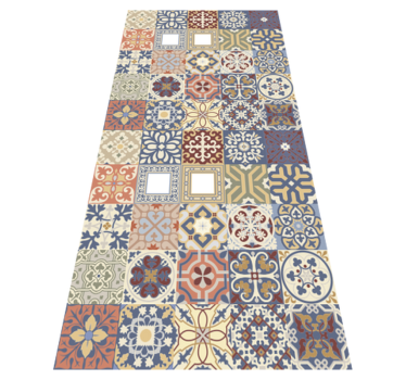 Tappeto pvc cucina idraulico multicolore - TenStickers