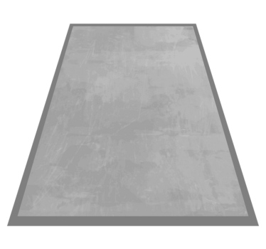 Tappeto pvc cucina grigio liscio - TenStickers