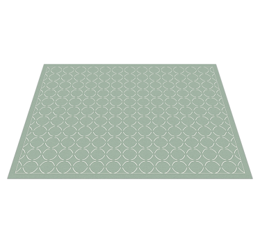 Tappeto pvc cucina rete celadon smorzato - TenStickers