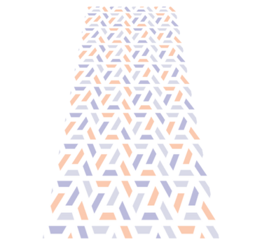 Tappeto pvc cucina linee geometriche nordiche - TenStickers
