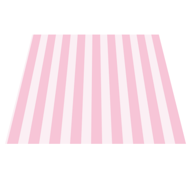 Tappeto vinile camera da letto strisce rosa - TenStickers