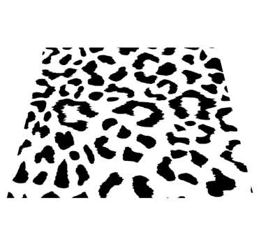 Tappeto vinile camera da letto stampa animale leopardo - TenStickers