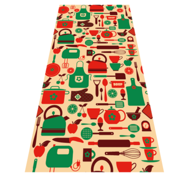 Tappeto pvc cucina rivestimento per mobili cucina - TenStickers
