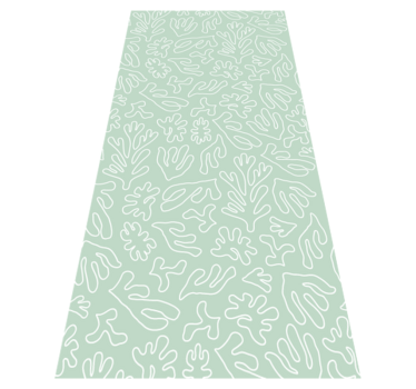 Tappeto pvc cucina pensiero verde alga - TenStickers