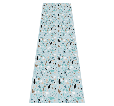 Tappeto vinile camera da letto design terrazzo - TenStickers