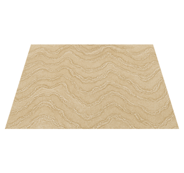 Tappeto vinile camera da letto effetto marmo beige e oro - TenStickers