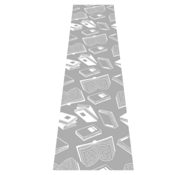 Tappeto vinile camera da letto poema grigio nordico - TenStickers