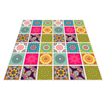 Tappeti in vinile Mandala modello mandala colorato - TenStickers