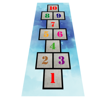 Tappeto vinile giochi divertimento con la campana - TenStickers