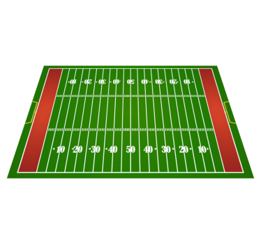 Tappeto vinile strade tappeto da gioco del campo da calcio - TenStickers
