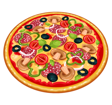 Tappeto pvc cucina deliziosa fetta di pizza - TenStickers