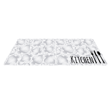 Tappeto pvc cucina illustrazione dell'utensile da cucina - TenStickers