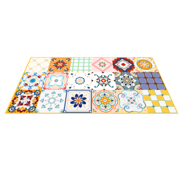 Tappeto vinile piastrelle modelli di piastrelle a mosaico - TenStickers