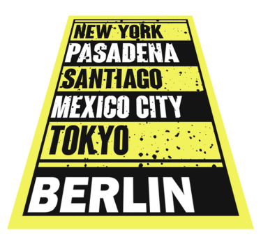 Tappeto vinile frase sovrapposizione di testo delle città - TenStickers