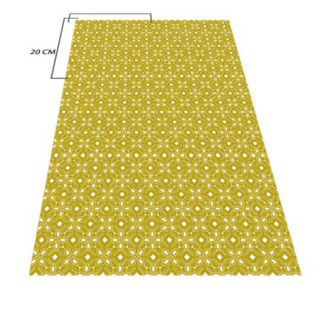 Tappeto pvc cucina sovrapposizione geometrica della cucina - TenStickers