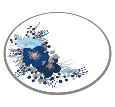 Tappeto vinile fiori collezione botanica - TenStickers