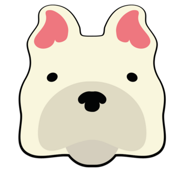 Tappeto vinile animali simpatico arredamento canino - TenStickers