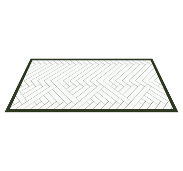 Tappeto pvc cucina runner da cucina chevron - TenStickers