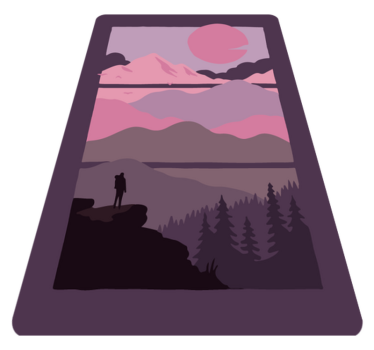 Tappeto vinile natura deserto stagliato - TenStickers