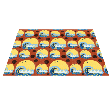 Tappeto vinile per bambini immagini del mare - TenStickers