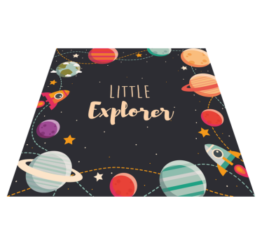 Tappeto vinile per bambini piccolo esploratore - TenStickers