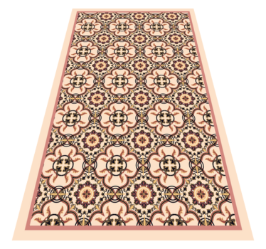 Tappeto vinile mosaico eleganza ispirata al mosaico - TenStickers
