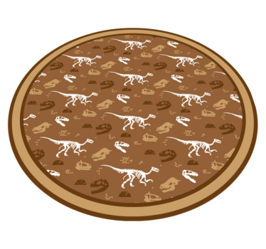 Tappeto vinile per bambini motivi di dinosauri - TenStickers