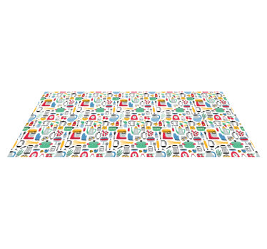 Passatoia in vinile cucina Modello di cucina multicolore - TenStickers