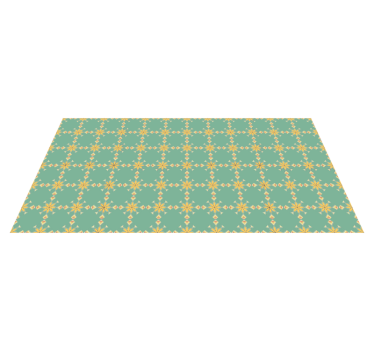 Tappeto pvc cucina arredamento geometrico della cucina - TenStickers