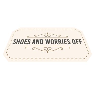 Tappeto vinile frase le scarpe si preoccupano - TenStickers