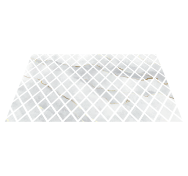 Tappeto pvc cucina elegante motivo in marmo - TenStickers