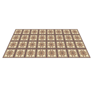 Tappeto pvc cucina modello di piastrelle di ceramica - TenStickers