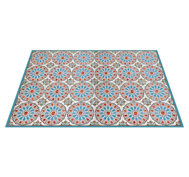 Tappeto pvc cucina piastrelle vivaci - TenStickers