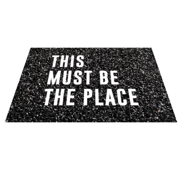 Zerbino pvc deve essere il posto - TenStickers