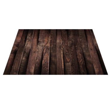 Tappeto in vinile soggiorno assi di legno scuro - TenStickers