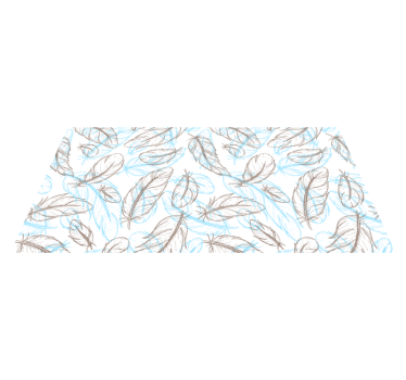 Zerbino pvc foglie ispirate alla natura - TenStickers
