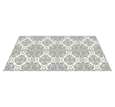 Tappeto pvc cucina graziosa illustrazione botanica - TenStickers