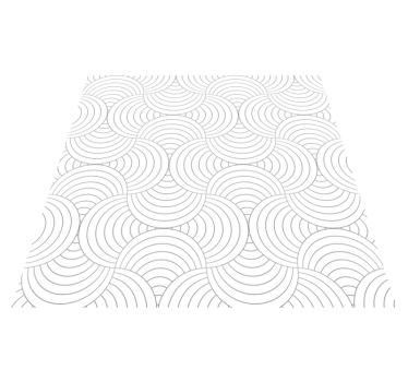 Tappeto vinile minimalista motivo a linee curve - TenStickers