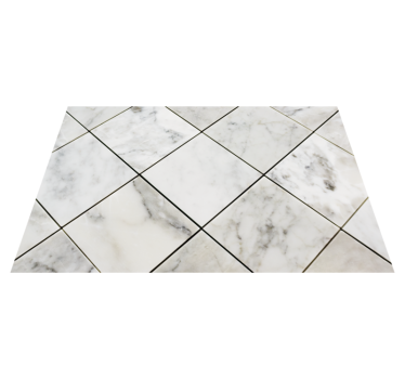 Tappeto vinile effetto marmo elegante motivo grigio - TenStickers