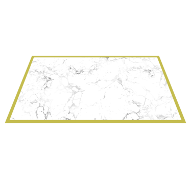 Tappeto vinile effetto marmo aspetto delineato raffinato - TenStickers