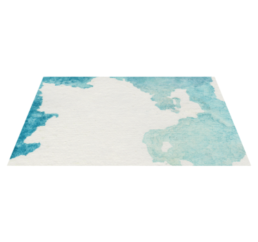 Tappeto vinile bagno delicato effetto acqua - TenStickers